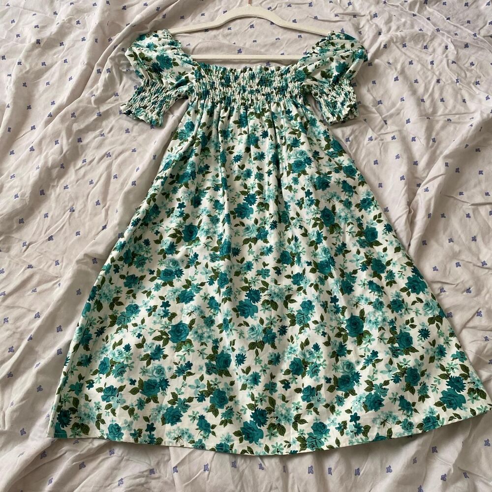 cool is a construct floral dress